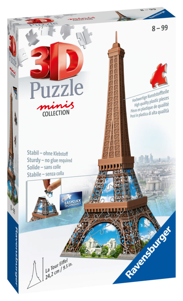 Eiffel-torni, 3D palapeli 62 palaa, Ravensburger