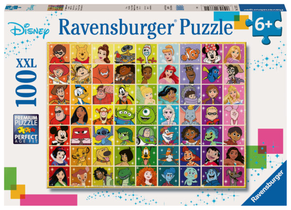Disney multiple characters 100 palaa, Ravensburger Puzzle