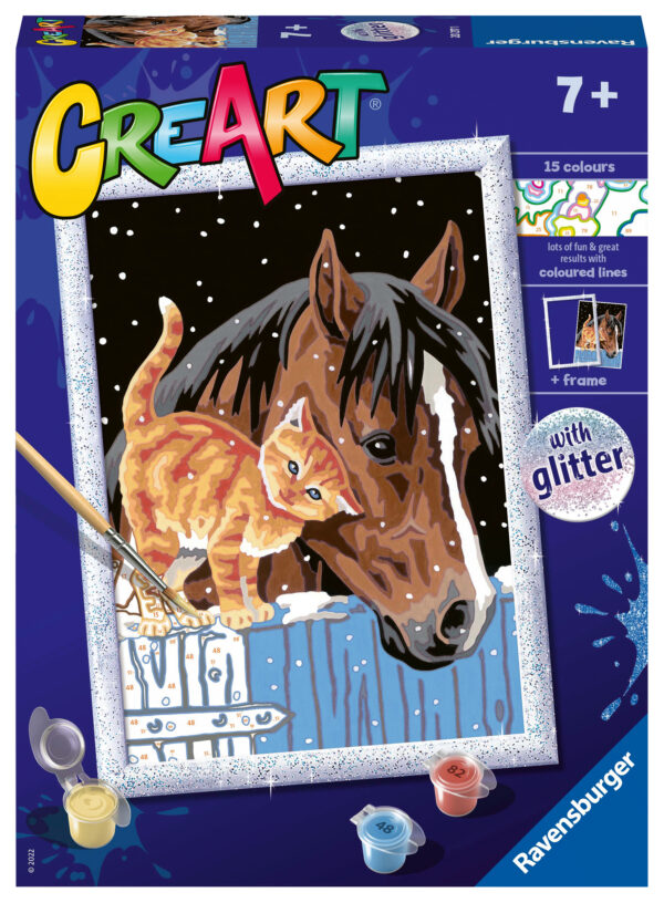 Maalaa numeroiden mukaan "Stable friends", Ravensburger