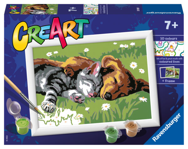 Maalaa numeroiden mukaan "Sleeping Friends", Ravensburger
