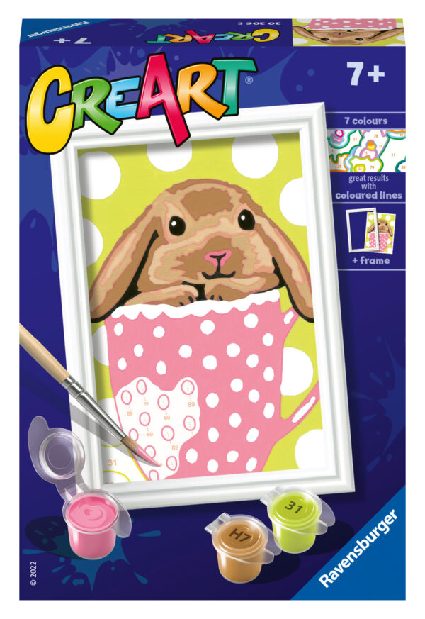 Maalaa numeroiden mukaan "Bunny in a Cup", Ravensburger