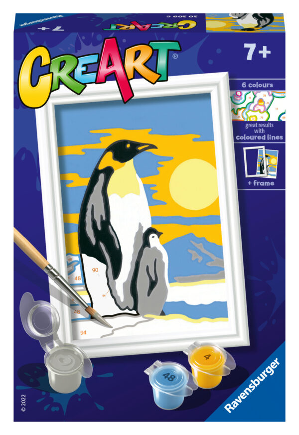 Maalaa numeroiden mukaan "Penguin Family", Ravensburger