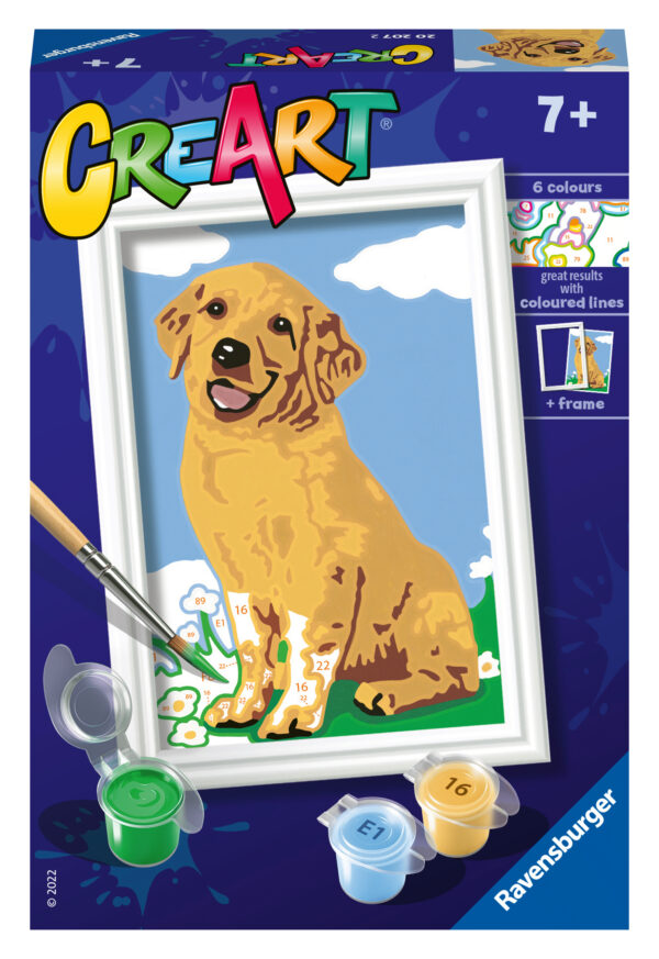 Maalaa numeroiden mukaan "Friendly Retriever", Ravensburger