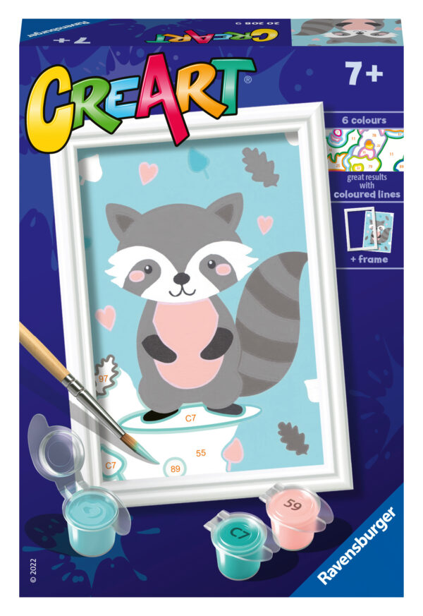 Maalaa numeroiden mukaan "Cute Raccoon", Ravensburger