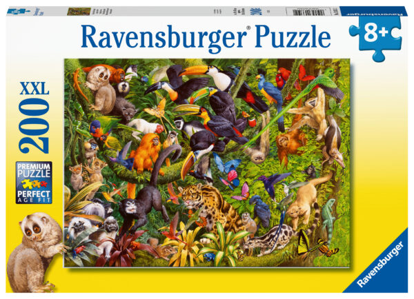 Tropical Rainforest palapeli, 200 palaa Ravensburger