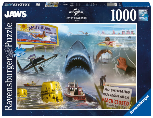 Jaws, palapeli 1000 palaa, Ravensburger