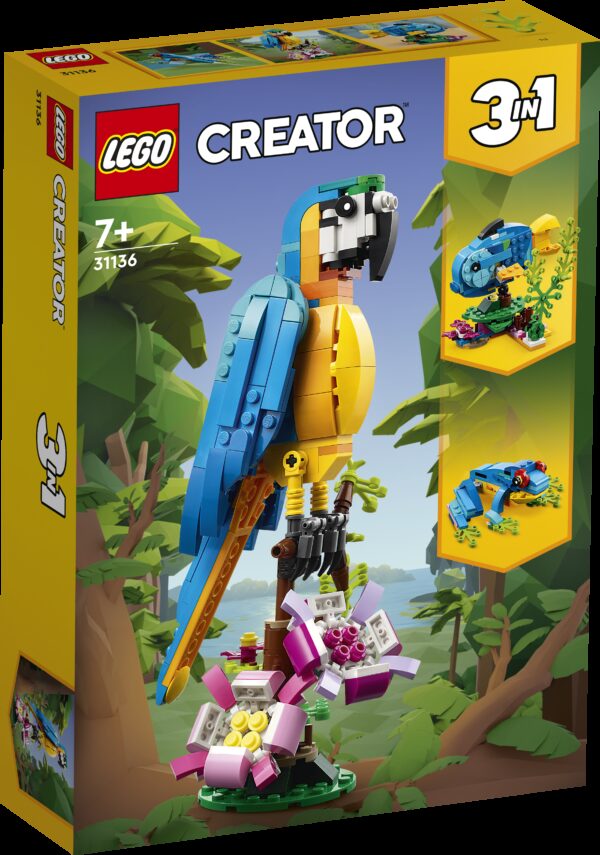 LEGO Creator Eksoottinen papukaija 31136