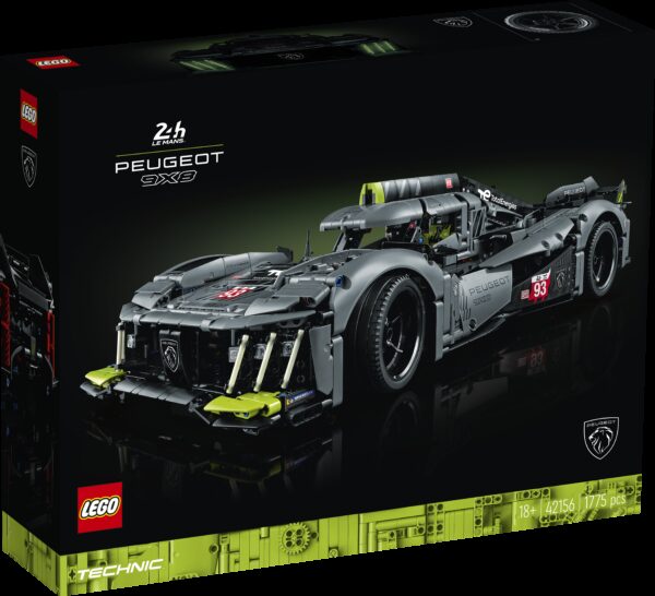 LEGO Technic PEUGEOT 9X8 24H Le Mans Hybrid Hypercar 42156