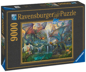 Lohikäärmeiden metsä, palapeli 9000 palaa, Ravensburger