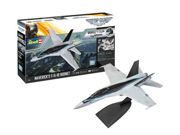Revell model Maverick's F/A-18 Hornet 'Top Gun: Maverick' easy-click 1:72