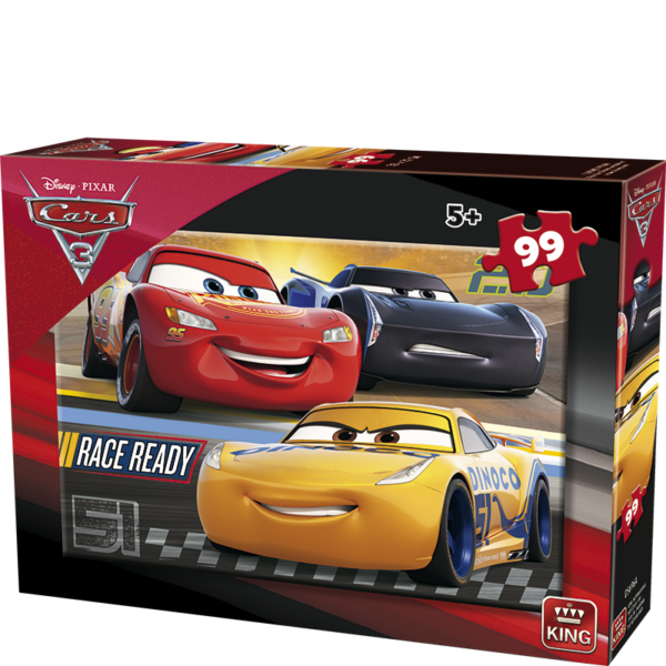 Cars 3 Race ready 99 palaa palapeli, KING