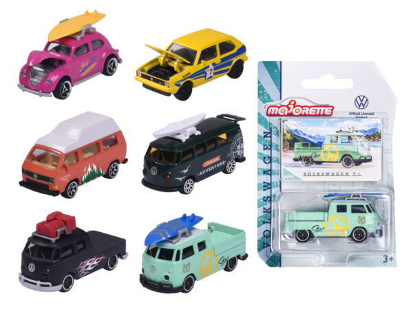 Majorette Premium Cars VW Original 6 Different
