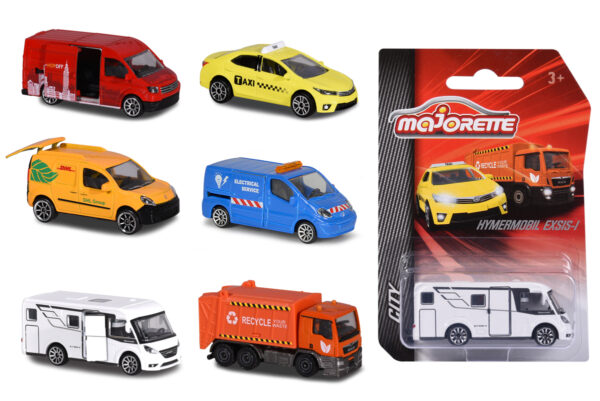 Majorette City Cars 6 Different