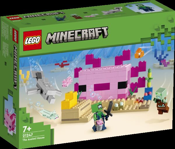 LEGO Minecraft Aksolotlin talo 21247