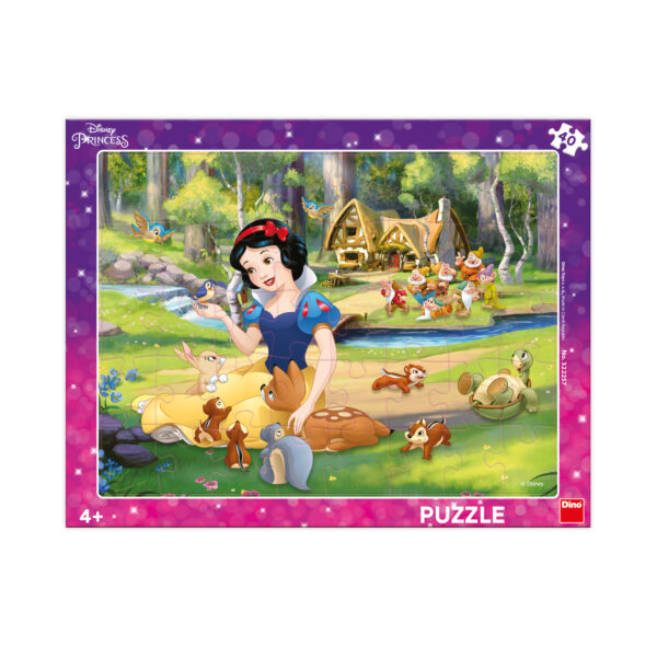Snow White and Animals -palapeli, 40 palaa, DINO