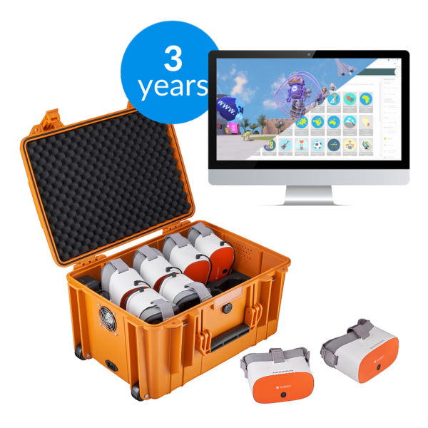 ClassVR Premium setti 8 kpl (64GB) 3 vuoden lisenssillä CVR264-CRS-8-A-L3
