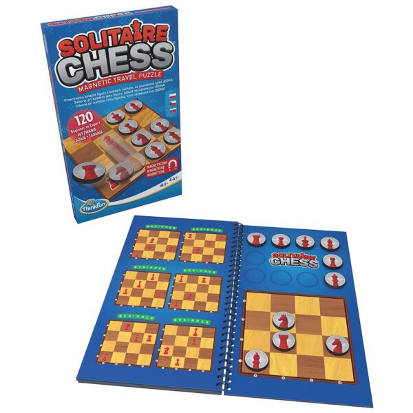 Magnetic Solitare shakki, matkapeli, ThinkFun