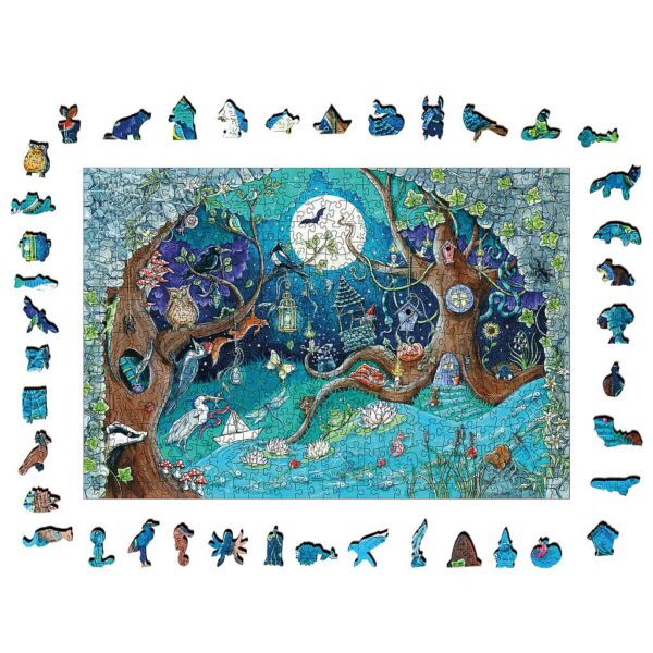 Fantasiametsä, puinen palapeli 500 palaa, Ravensburger - Image 2