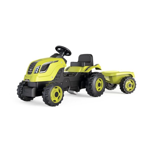 Smoby Farmer XL Vihreä Traktori+ peräkärry - Image 2