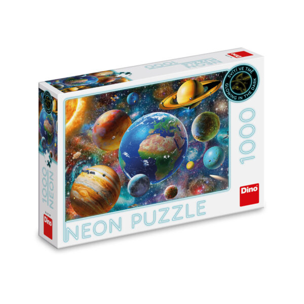 Planets, 1000 p. neon palapeli, DINO