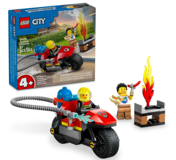 LEGO City Palokunnan pelastusmoottoripyörä 60410L