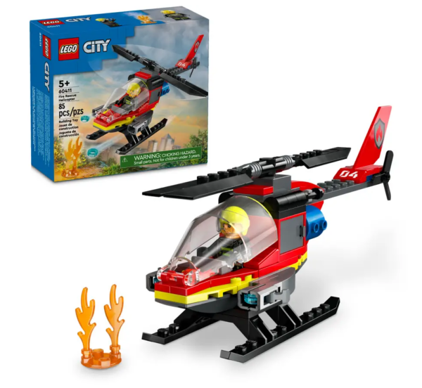 LEGO City Palokunnan pelastushelikopteri 60411L
