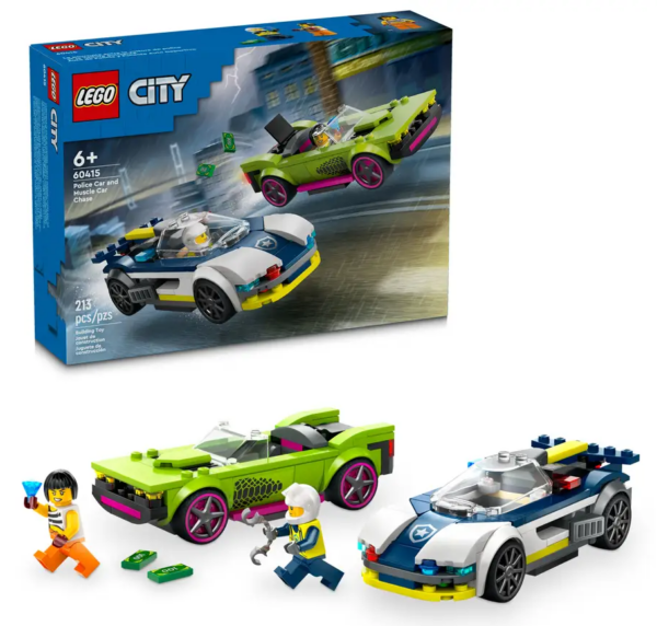 LEGO City Poliisiauto ja muskeliauton takaa-ajo 60415L