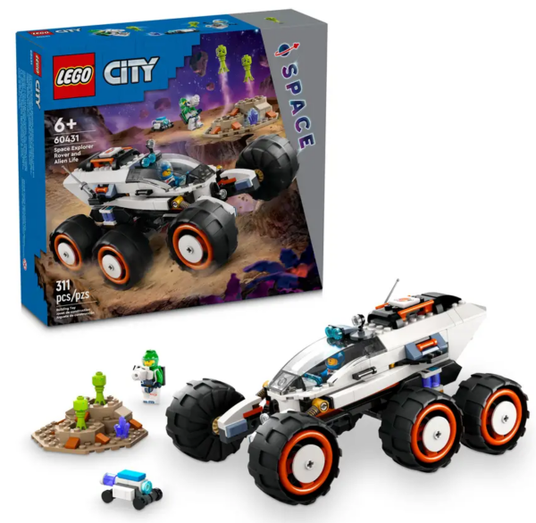 LEGO City Avaruustutkimuskulkija ja vieras elämänmuoto 60431L