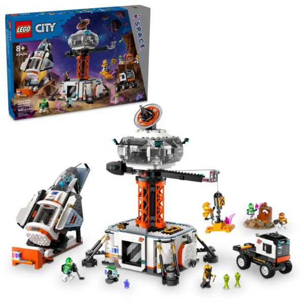 LEGO City Avaruusasema ja raketin laukaisualusta 60434L