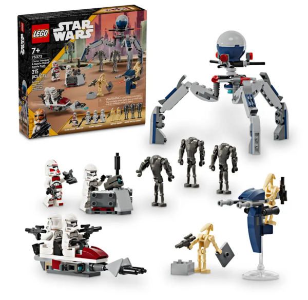 LEGO Star Wars Kloonisoturin ja taisteludroidin taistelupakkaus 75372L