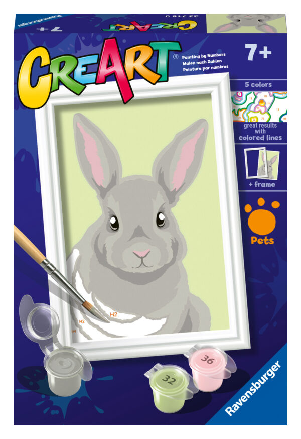 Maalaa numeroiden mukaan "Gray Rabbit" Ravensburger
