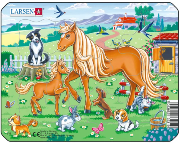 Ponies, Unicorns and Friends 11p kehyspalapeli, Larsen - Image 2