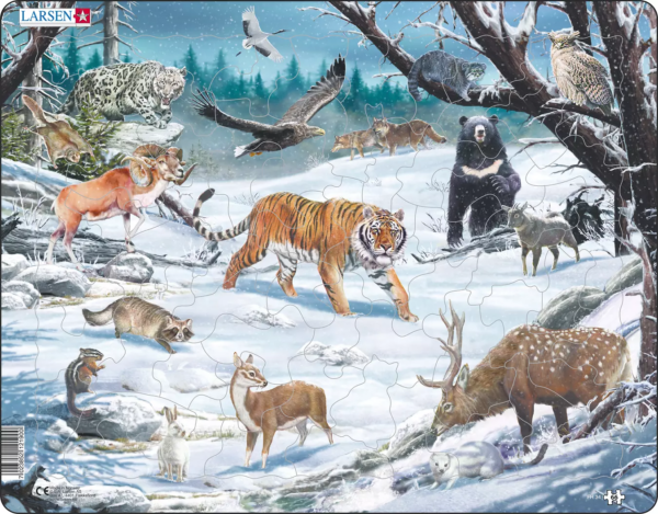 Winter Wildlife in Siberia and Northeast Asia 66p kehyspalapeli, Larsen
