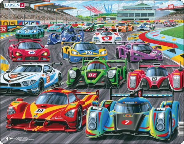 Racing Cars 38p kehyspalapeli, Larsen