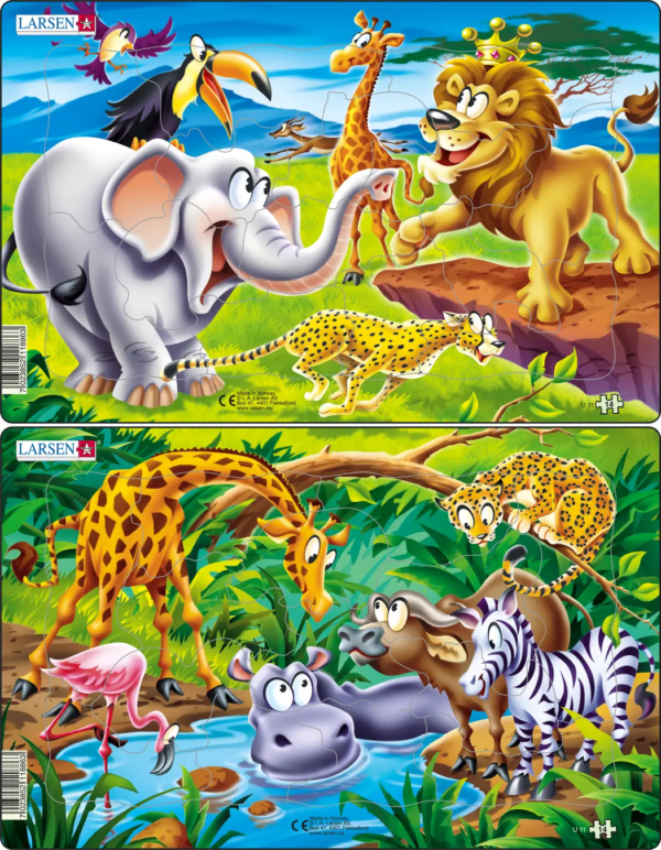 Safari 14p kehyspalapeli, Larsen