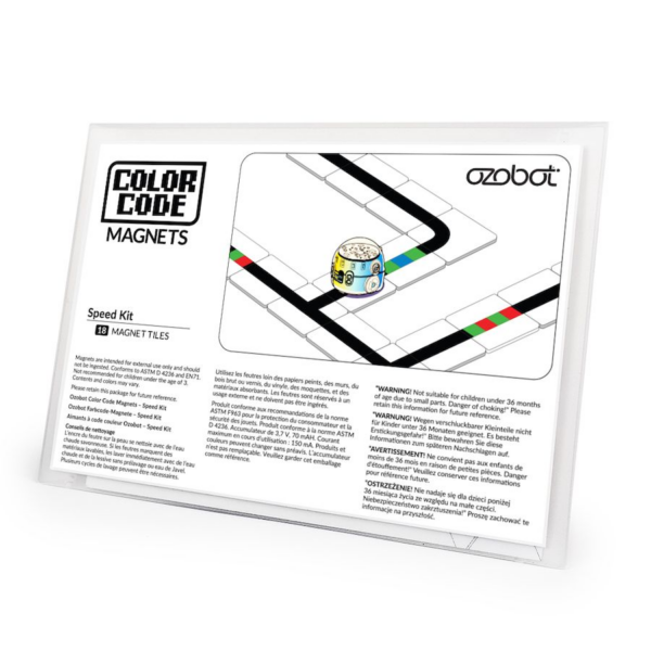 Ozobot Magnet koodikorttien nopeussetti 18 kpl OZO-035016-01