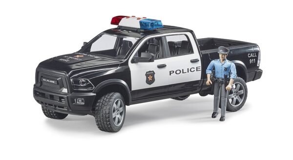 BRUDER 02505 Dodge Ram 2500 poliisiauto ja hahmo
