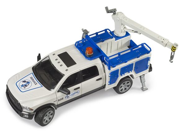 BRUDER 02509 Dodge Ram 2500 huoltoauto nosturilla - Image 3