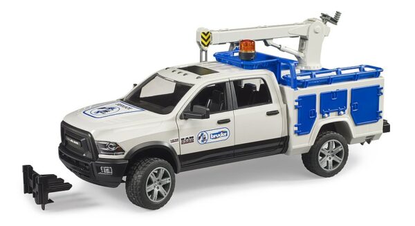 BRUDER 02509 Dodge Ram 2500 huoltoauto nosturilla