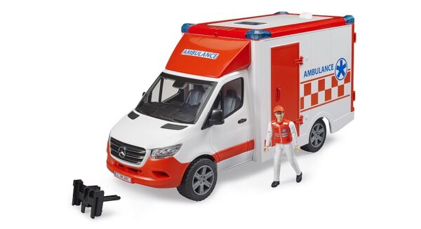 BRUDER 02676 MB Sprinter ambulanssi ja hahmo