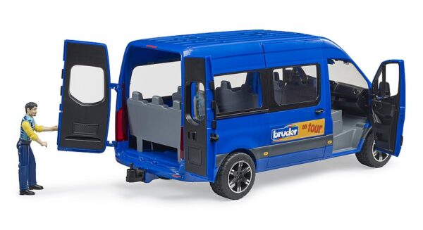 BRUDER 02681 MB Sprinter Transfer matkabussi ja kuljettaja - Image 3