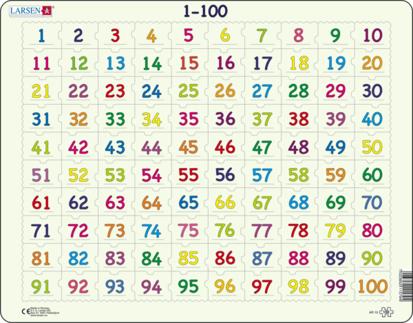 Palapeli 1-100 100p kehyspalapeli, Larsen
