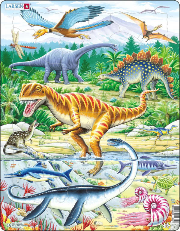 Dinosaurs of the Jurassic Period 35p kehyspalapeli, Larsen