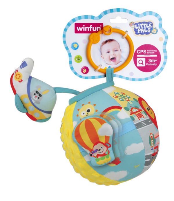 Pehmeä kangaspallo vauvoille, WinFun - Image 2