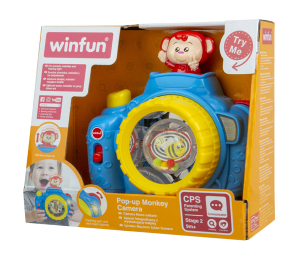 Leikkikamera äänellä ja valolla, WinFun