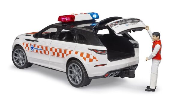 BRUDER 02885 Range Rover Velar ambulanssi ja hahmo - Image 3