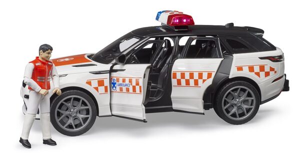 BRUDER 02885 Range Rover Velar ambulanssi ja hahmo - Image 2