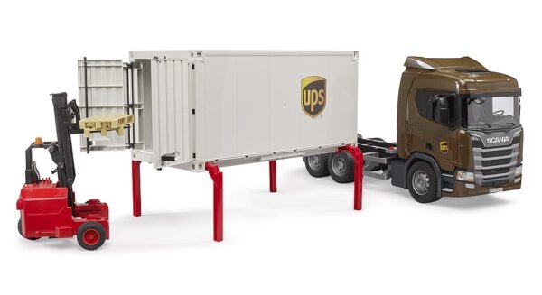 BRUDER 3582 Scania Super 560R UPS kuorma-auto trukilla - Image 2