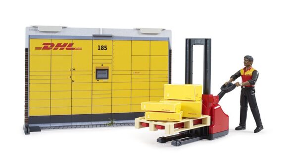 BRUDER 62251 DHL-myymälä, tarvikkeet ja hahmo - Image 2