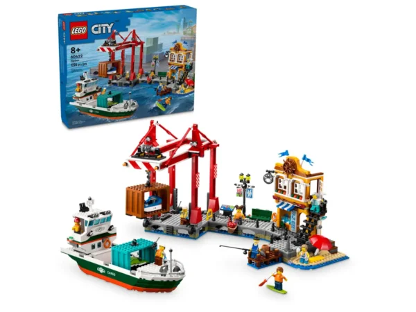 LEGO City Merisatama ja rahtilaiva 60422L